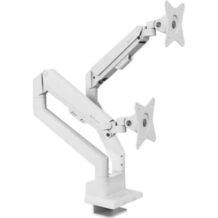 Arozzi Alzare Neo Duo Dual Monitor Arm 17"-32" (supports up to 34") White
