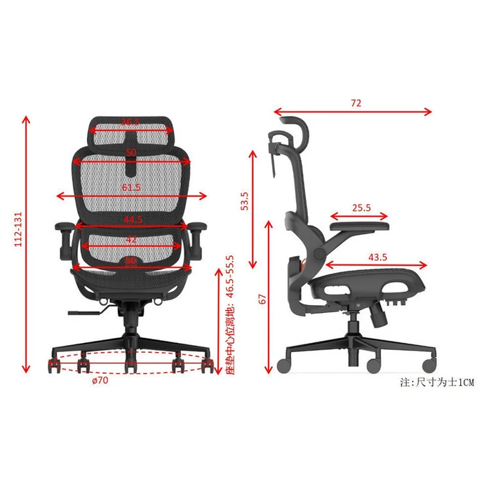 Sihoo B100 Pro Black Ergonomic Executive Office Chair with 4D Adjustable Armrests