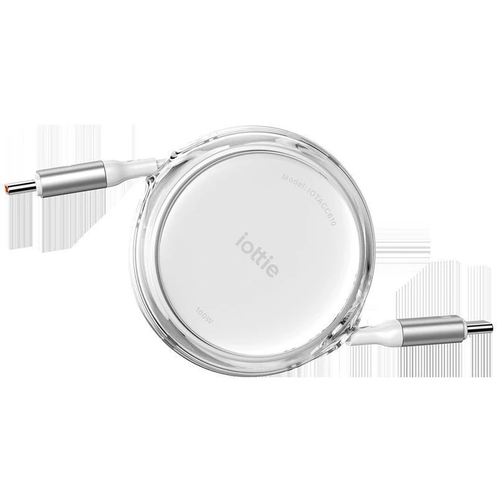 Καλώδια & αντάπτορες επικοινωνίας iOttie 100W Retractable USB-C Cable White 2-Pack