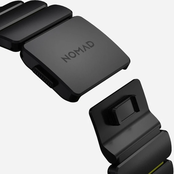 Nomad Stratos Λουράκι Ανοξείδωτο Ατσάλι Black Titanium / Volt (Apple Watch 44/45/46mm, Ultra 49mm)