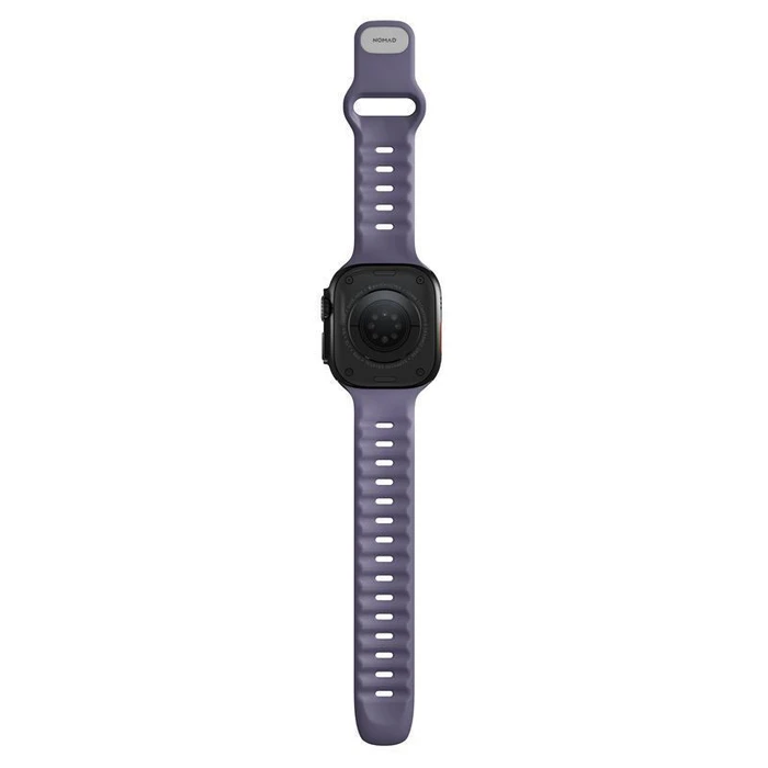 Nomad Tempo Silicone Watch Band (Dusk Purple) with Pin — Compatible with Apple Watch 44/45/46mm & Ultra 49mm