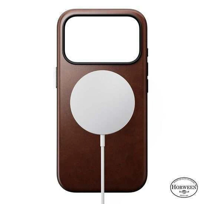 Nomad 360 Full Cover Δερμάτινο/Σιλικόνης 0.85mm με Λουράκι Καφέ (iPhone 17 Pro Max)