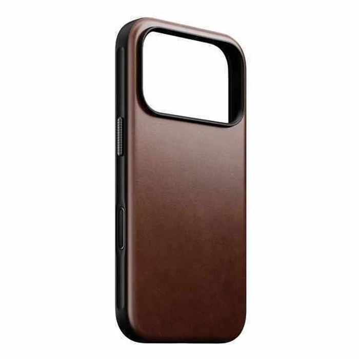 Nomad 360 Full Cover Δερμάτινο/Σιλικόνης 0.85mm με Λουράκι Καφέ (iPhone 17 Pro Max)