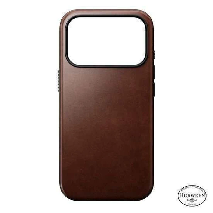 Nomad 360 Full Cover Δερμάτινο/Σιλικόνης 0.85mm με Λουράκι Καφέ (iPhone 17 Pro Max)