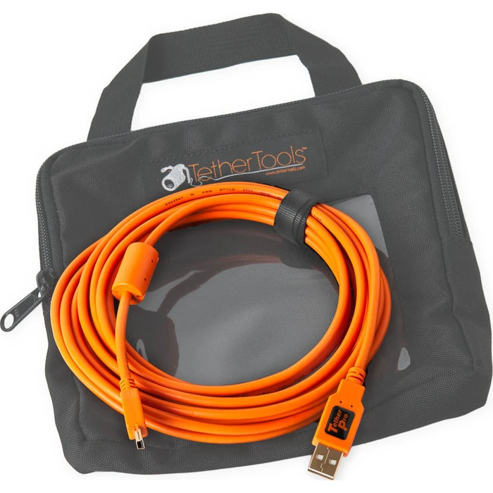Tether Tools TetherPro USB 2.0 A/MiniB 5 Pin 4,6m orange