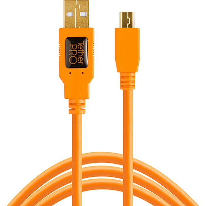 Tether Tools TetherPro USB 2.0 A/MiniB 5 Pin 4,6m orange