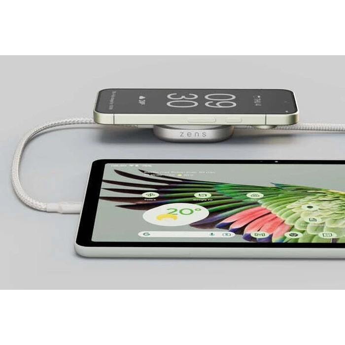 Zens Magnetic USB 2.0 Cable USB-C male to USB-C male, 240W PD, White, 1.5 m (Model ZECC05W/00)