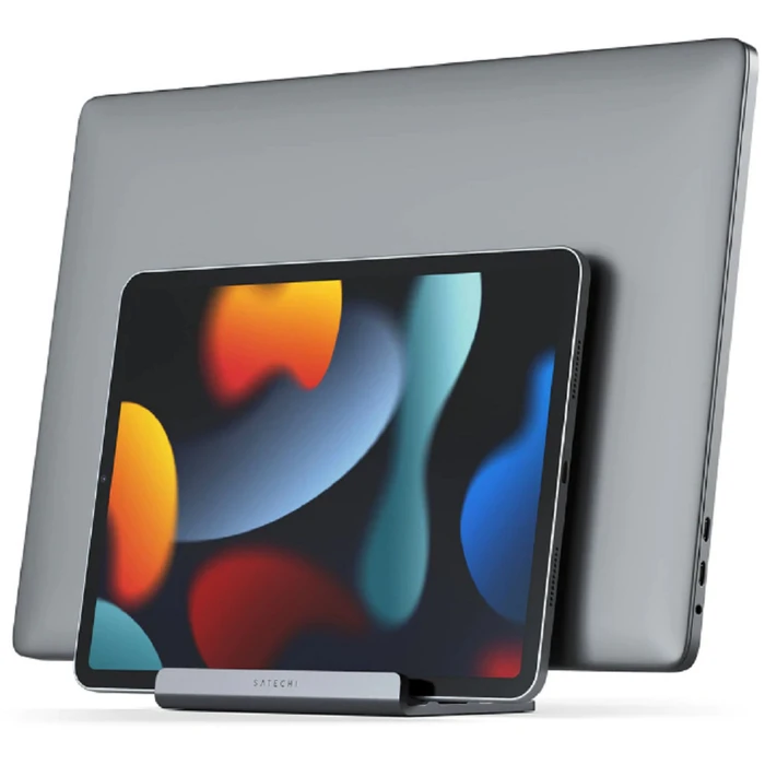 Satechi ST-ADVSM Κατακόρυφη Βάση για Laptop & Tablet έως 14", Ασημί