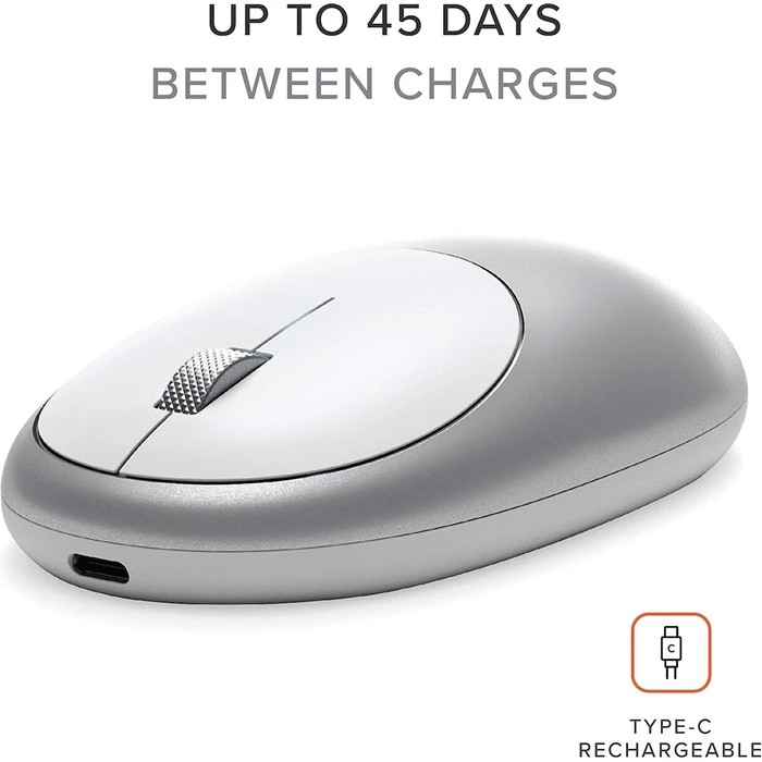 Satechi M1 Bluetooth Mouse, Silver