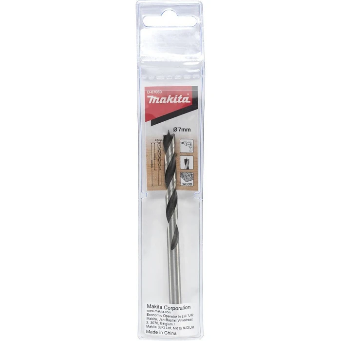 Makita Diamond Drill Bit with Cylindrical Shank for Wood 7x110mm D-07060