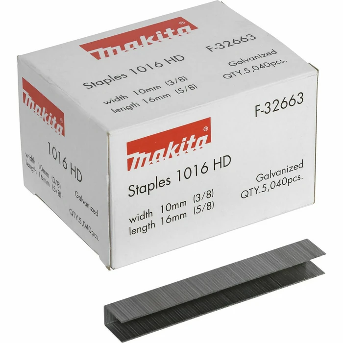 Makita F-32663 U-shaped Staples 10-16mm (5040 pcs)