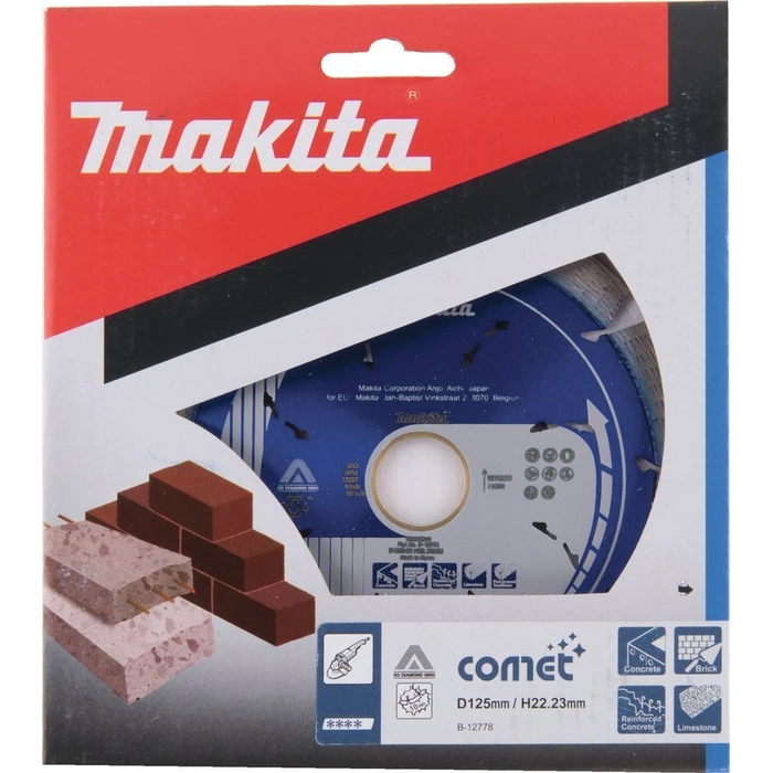 Makita Δίσκος Κοπής Δομικών Υλικών 125 mm (B-12778)