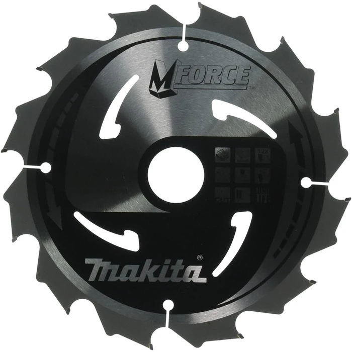 Makita Wood Cutting Saw Blade 190mm 12 Teeth B-31974