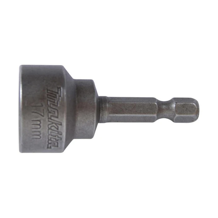 Makita Magnetic Nut Driver 17.0 mm, 1/4" Square Drive (HEX 1/4"), 50 mm Length - Model B-38750