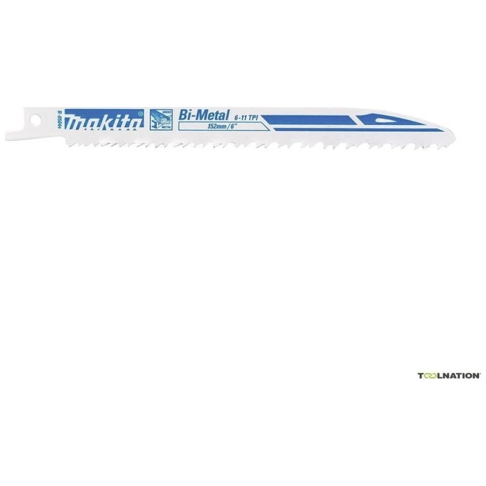 Makita BiM Reciprocating Saw Blades 152 x 0.9 mm, 25 pcs – Wood/Metal/PVC (B-05044-25)