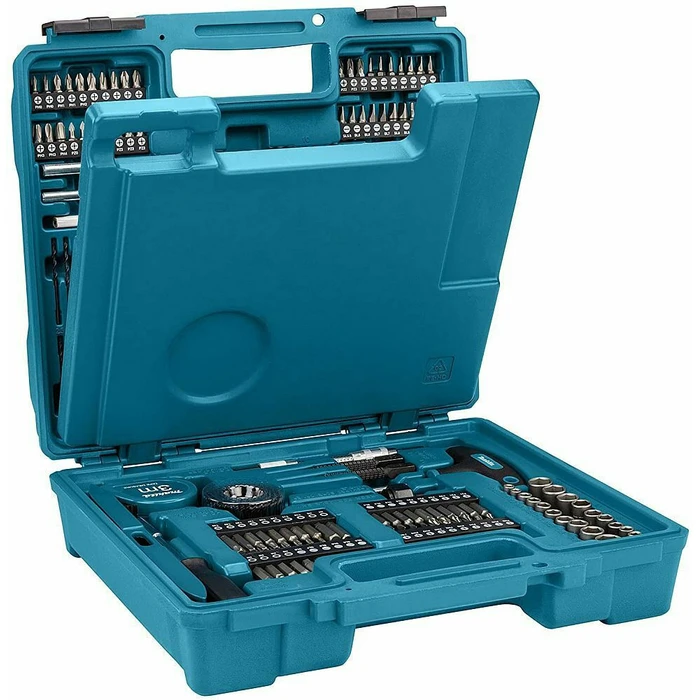 Makita 212-Piece Drill & Screwdriver Bit Set for Metal and Wood E-06270