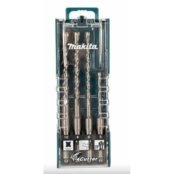 Makita Set 4 SDS Plus Drill Bits 10mm (E-14249)