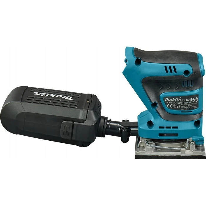 Makita DBO484Z 18V Cordless Orbital Sander (Body Only) Variable Speed with Dust Extraction