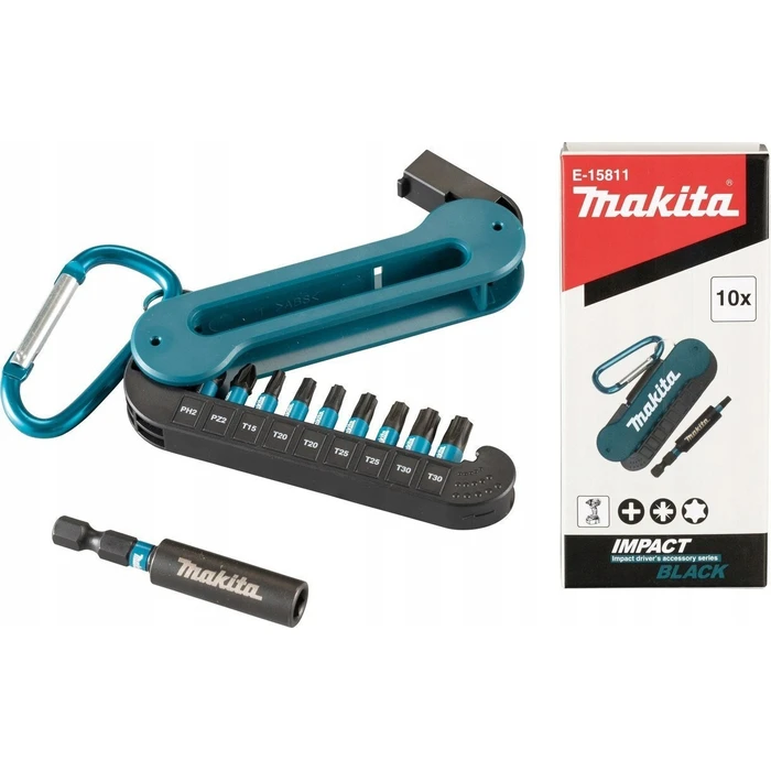 Makita Impact BLACK Bit Set 10 pcs (25 mm)