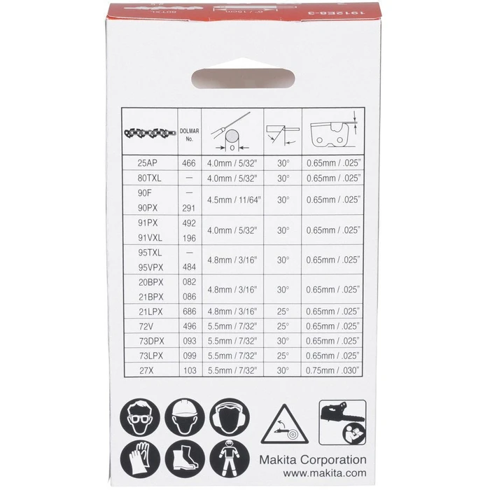 Makita Αλυσίδα DUC150 6"/15 cm .325" 1.1 mm