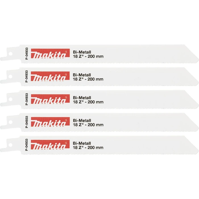 Λάμες σέγας Makita 200 mm - Σετ 5 τεμ.