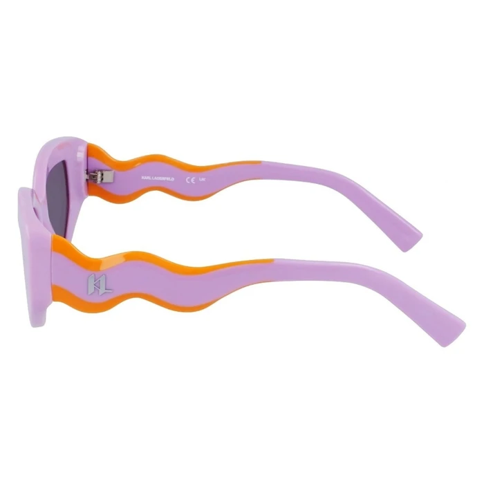 Karl Lagerfeld Γυναικεία Γυαλιά Ηλίου με Μωβ Κοκκάλινο Σκελετό και Μωβ Φακό KL6144S-650