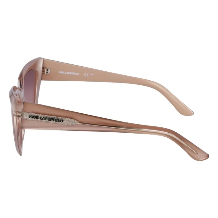 Karl Lagerfeld Γυναικεία Γυαλιά Ηλίου με Ροζ Κοκκάλινο Σκελετό και Ροζ Ντεγκραντέ Φακό KL6145S-278