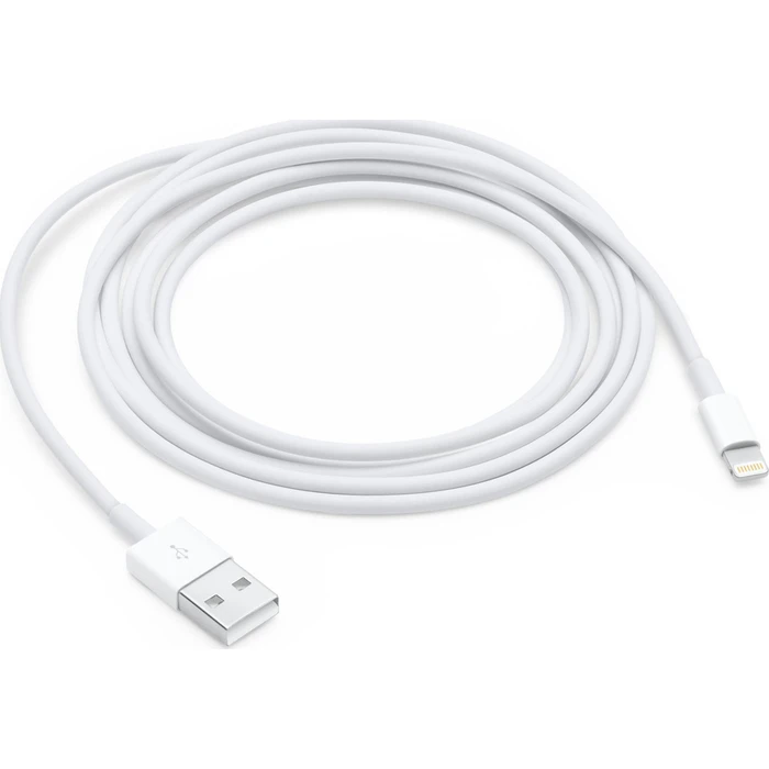 Apple USB-A σε Lightning Καλώδιο 2m Λευκό (MD819ZM/A)