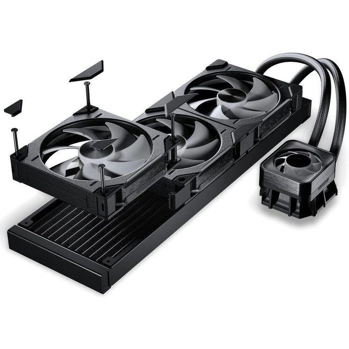 Phanteks Glacier One 420D30 X2 D-RGB Μαύρο - AIO Υδρόψυξη CPU 420mm