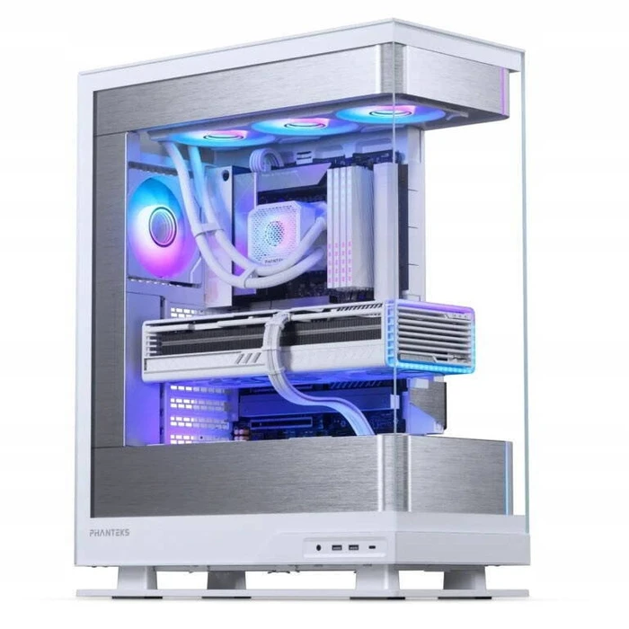 Riser PCIe 5.0 x16 Phanteks Premium Gen5 με κάθετη βάση και καλώδιο 22 cm (Λευκό)