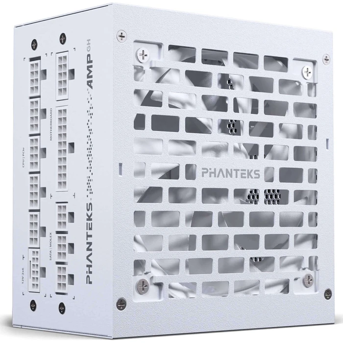 Phanteks AMP GH 750W ATX 3.1 Full Modular 80 Plus Gold Power Supply - White (PH-P750GH_WT01_EU)