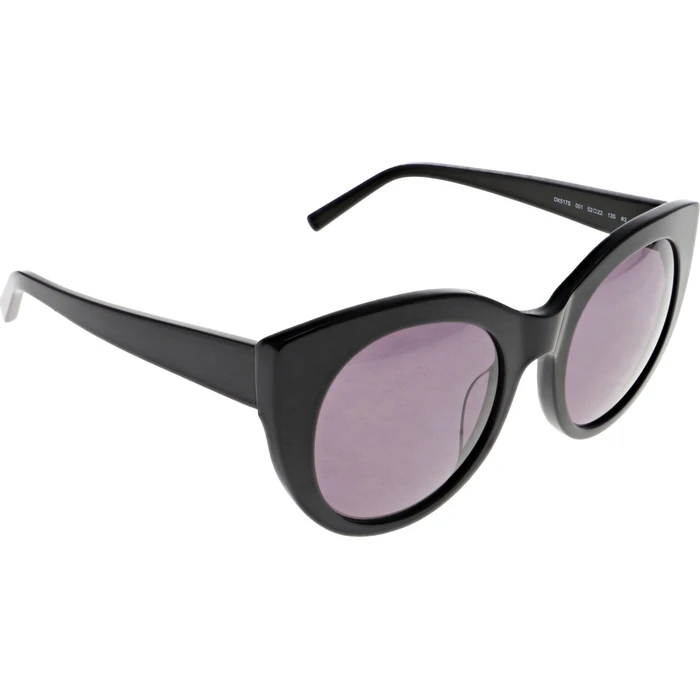 DKNY Γυναικεία Γυαλιά Ηλίου με Μαύρο Κοκκάλινο Σκελετό και Μαύρο Φακό DK517S-001