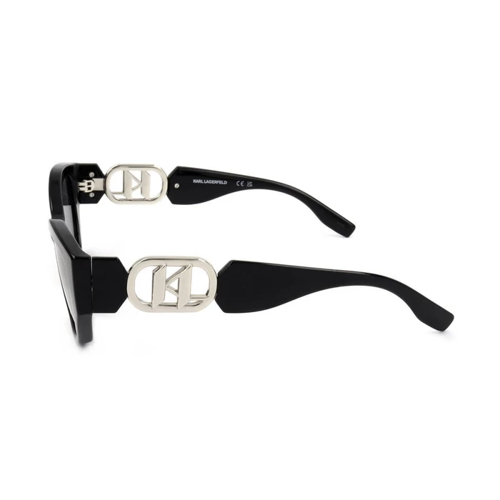 Karl Lagerfeld Γυναικεία Γυαλιά Ηλίου με Μαύρο Κοκκάλινο Σκελετό και Γκρι Φακό KL6086S-001