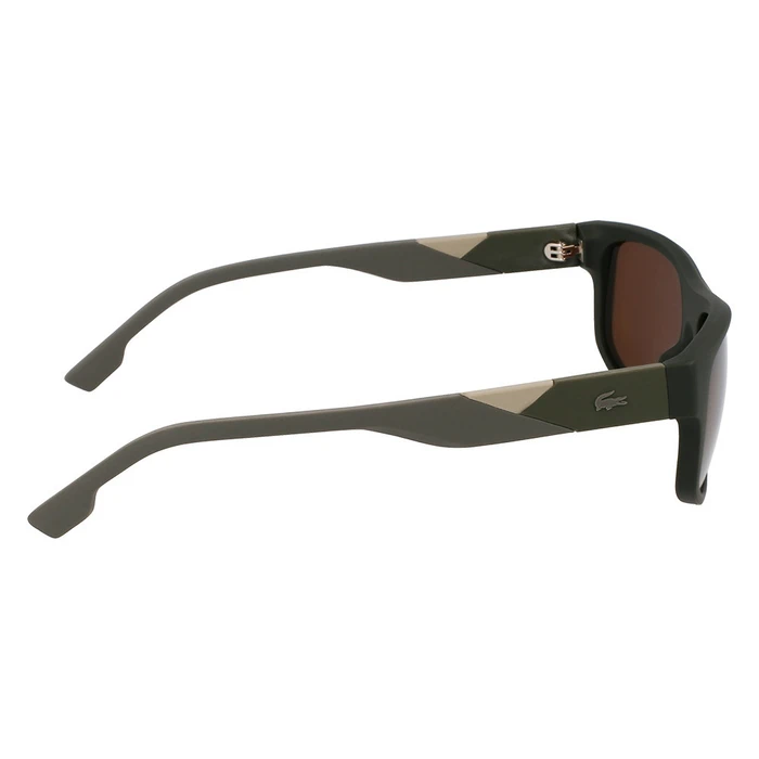 Lacoste Ανδρικά Γυαλιά Ηλίου με Καφέ Σκελετό και Καφέ Φακό L6042S-275