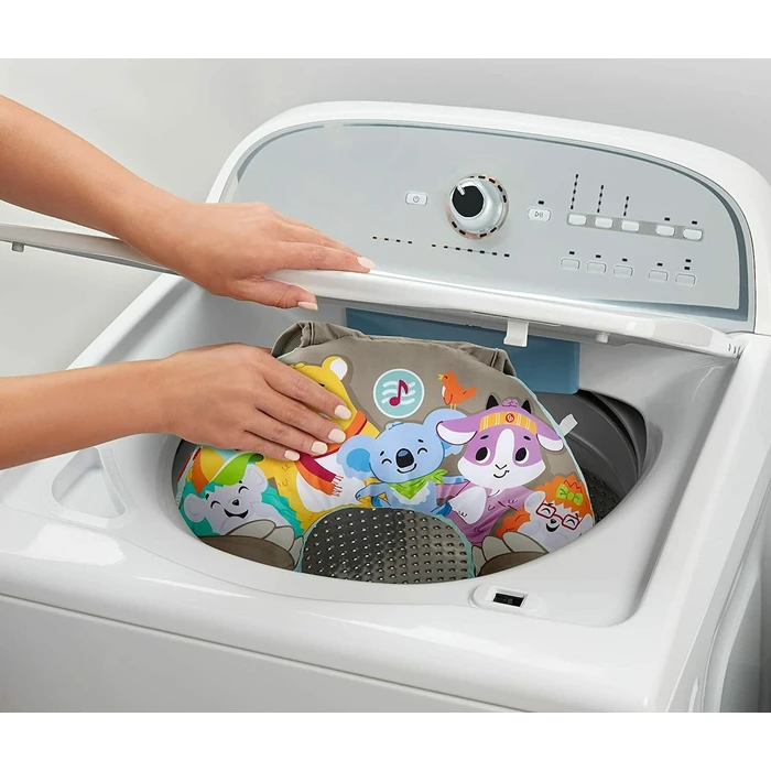 Fisher-Price Musical Sloth Tummy Wedge Pillow with Vibration GRR01