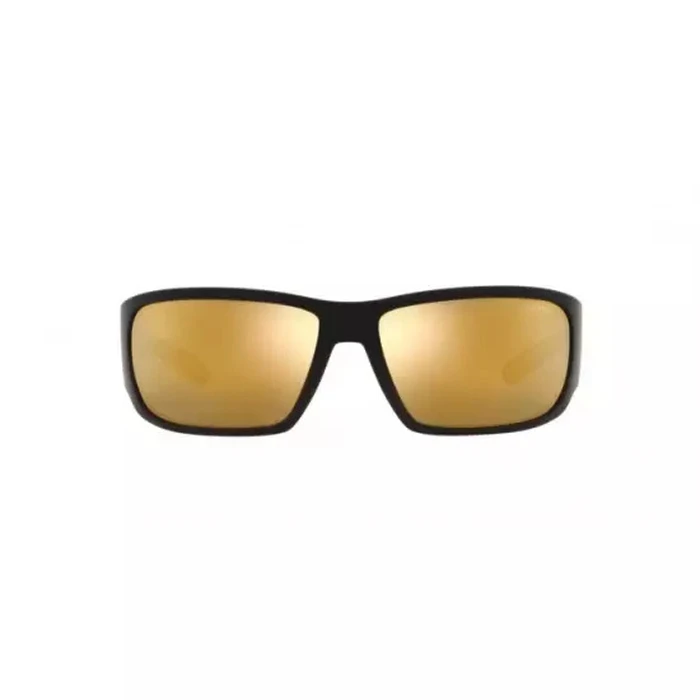 Arnette Snap Ii Ανδρικά Γυαλιά Ηλίου με Μαύρο Κοκκάλινο Σκελετό και Κίτρινο Καθρέφτη Φακό AN4297 28085