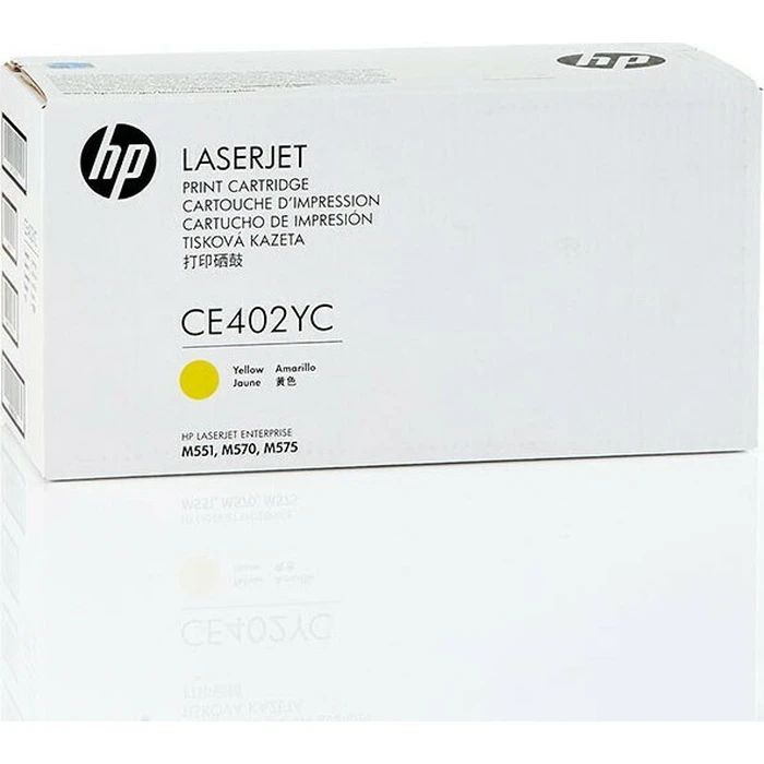 HP CONTRACT Cartridge No 507Y (CE402YC) - Yellow Original HP ColorSphere Toner Cartridge