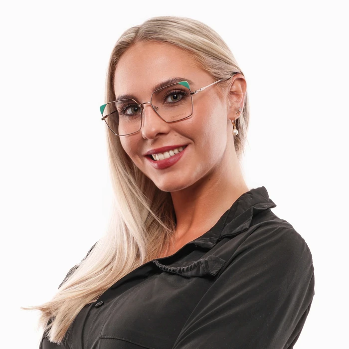 Emilio Pucci Optical Frame Γυναικείος Μεταλλικός Σκελετός Γυαλιών Χρυσός EP5111 032