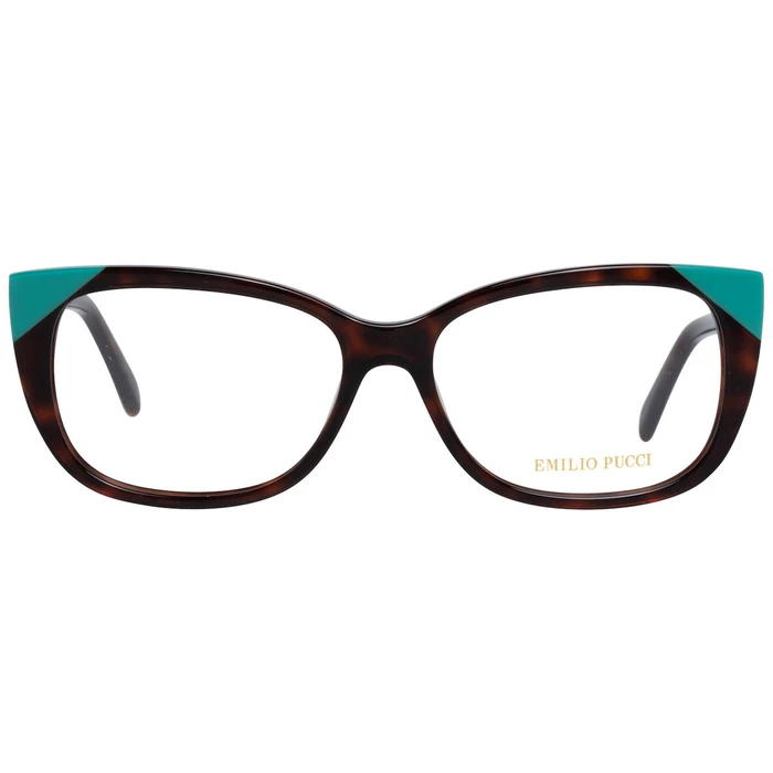 Emilio Pucci Optical Frame Γυναικείος Κοκκάλινος Σκελετός Γυαλιών Cat Eye Καφέ EP5117 056