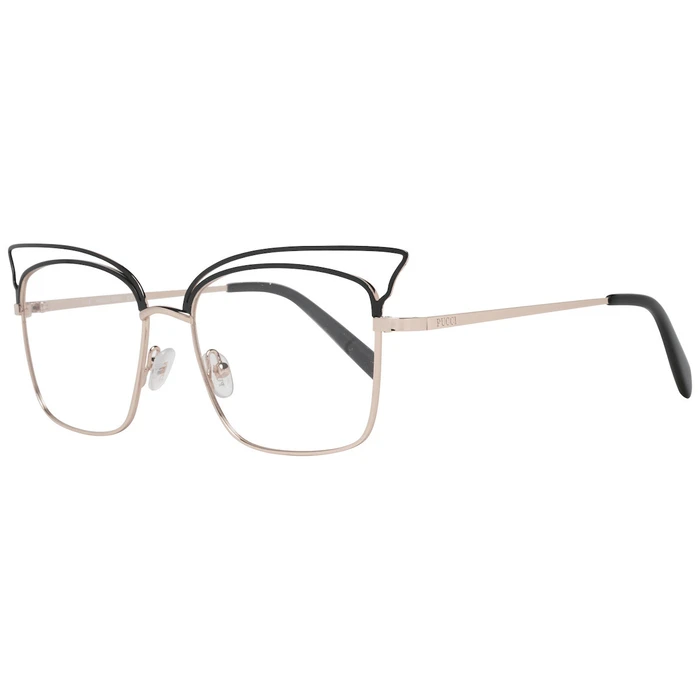 Emilio Pucci Rose Optical Frame Gold Γυναικείος Μεταλλικός Σκελετός Γυαλιών Πεταλούδα σε Ροζ Χρυσό Χρώμα EP5122 028