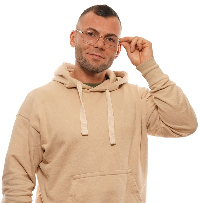 Longines Ανδρικός Μεταλλικός Σκελετός Γυαλιών Ασημί