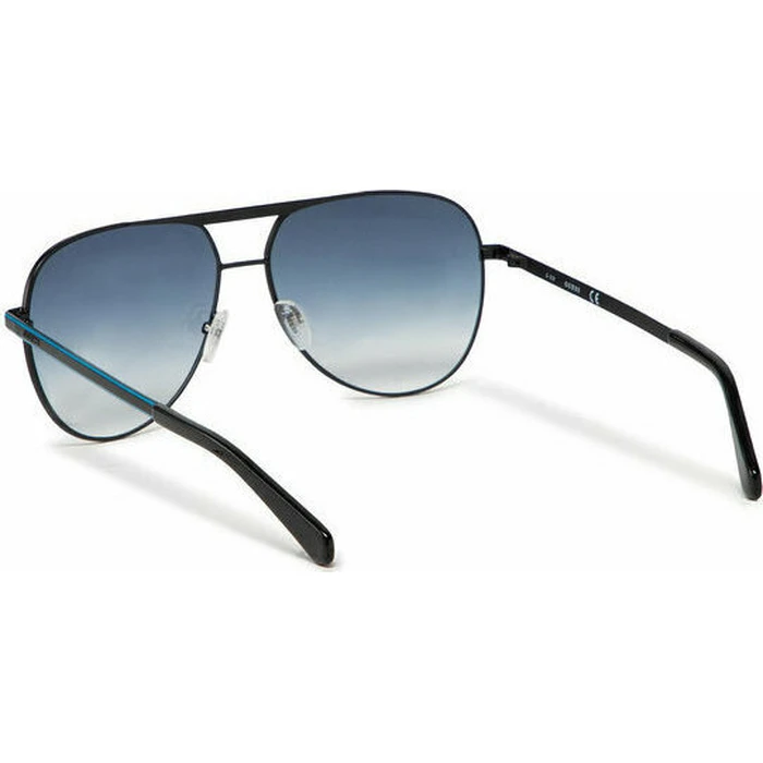 Guess Ανδρικά Γυαλιά Ηλίου με Μαύρο Μεταλλικό Σκελετό GU00027 02W