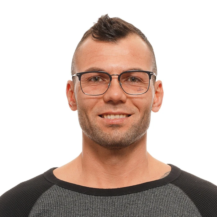 Omega Ανδρικός Σκελετός Γυαλιών Μαύρος OM5026 020