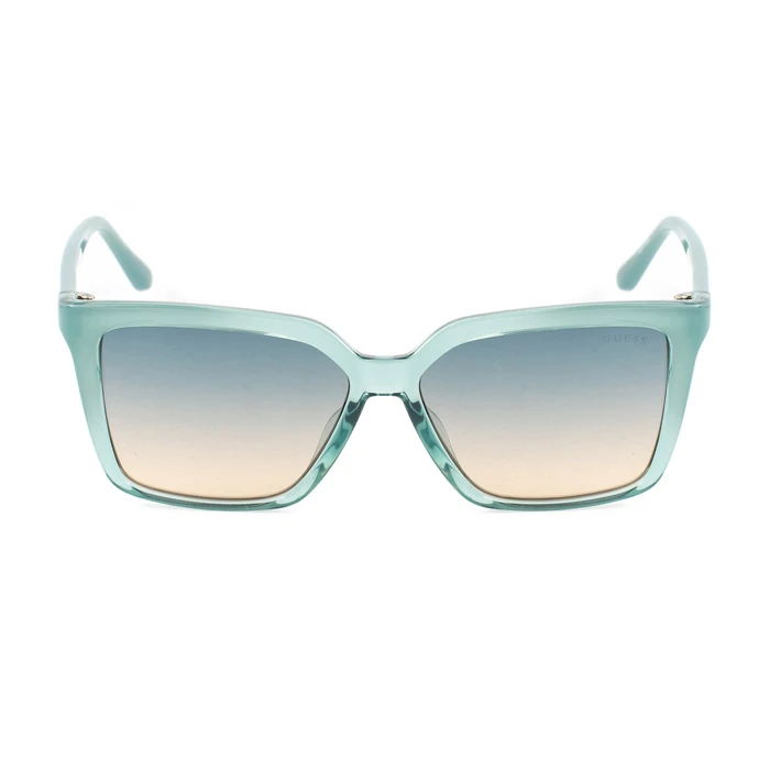 Guess Γυναικεία Γυαλιά Ηλίου με Πράσινο Κοκκάλινο Σκελετό και Τιρκουάζ Ντεγκραντέ Φακό GU00099 89W