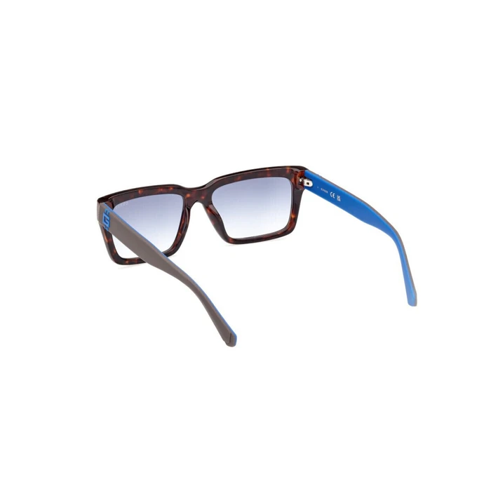 Guess Γυναικεία Γυαλιά Ηλίου με Καφέ Ταρταρούγα Κοκκάλινο Σκελετό και Μπλε Ντεγκραντέ Φακό GU00121 52W