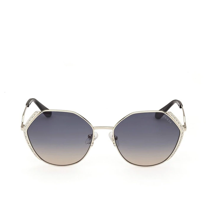 Guess Γυναικεία Γυαλιά Ηλίου με Χρυσό Μεταλλικό Σκελετό και Μωβ Ντεγκραντέ Φακό GU7842-S 33W