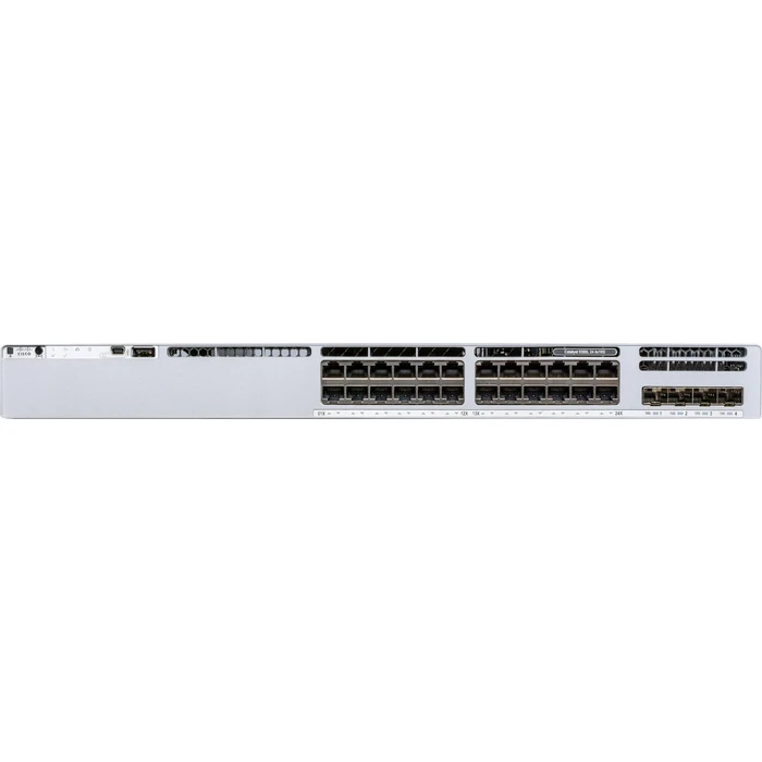Cisco Network Switch Catalyst 9300L 24P Data Network Advantage 4X1G Uplink