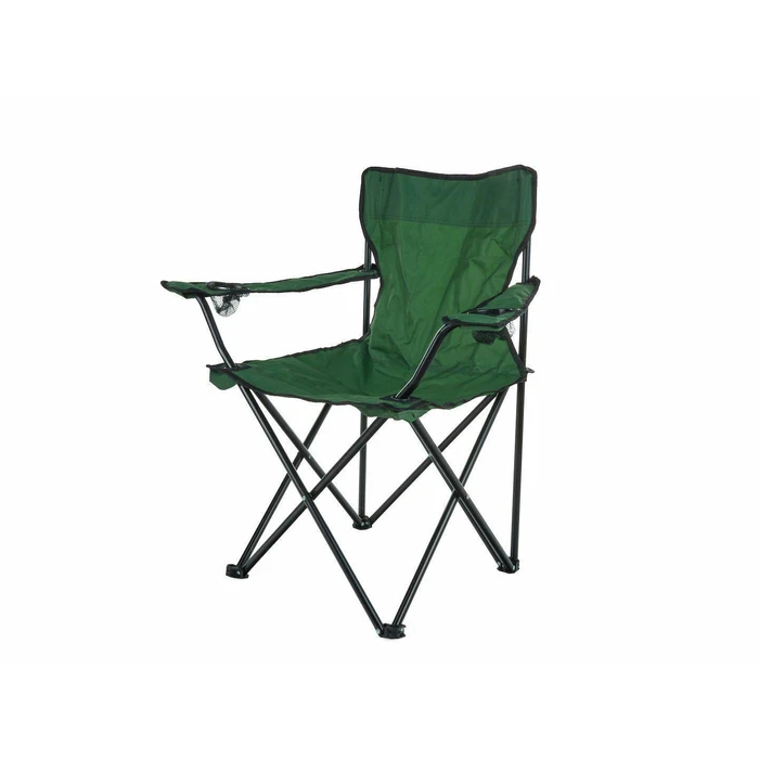 Folding Tourist Chair - Green with Carrying Case