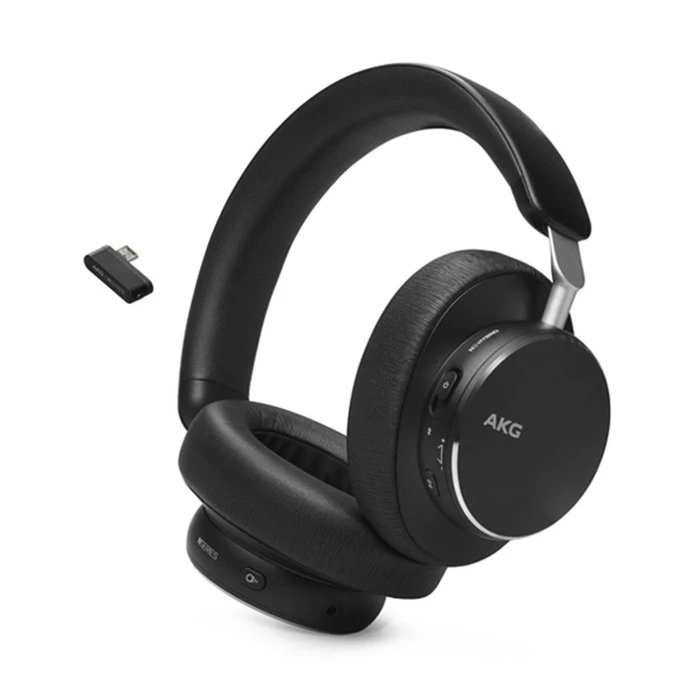 AKG N9 Ασύρματα / Ενσύρματα Over Ear Ακουστικά με 55 ώρες Λειτουργίας Μαύρα