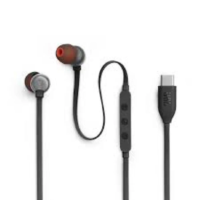 JBL Tune 310C In-ear Handsfree Ακουστικά με Βύσμα USB-C Μαύρο